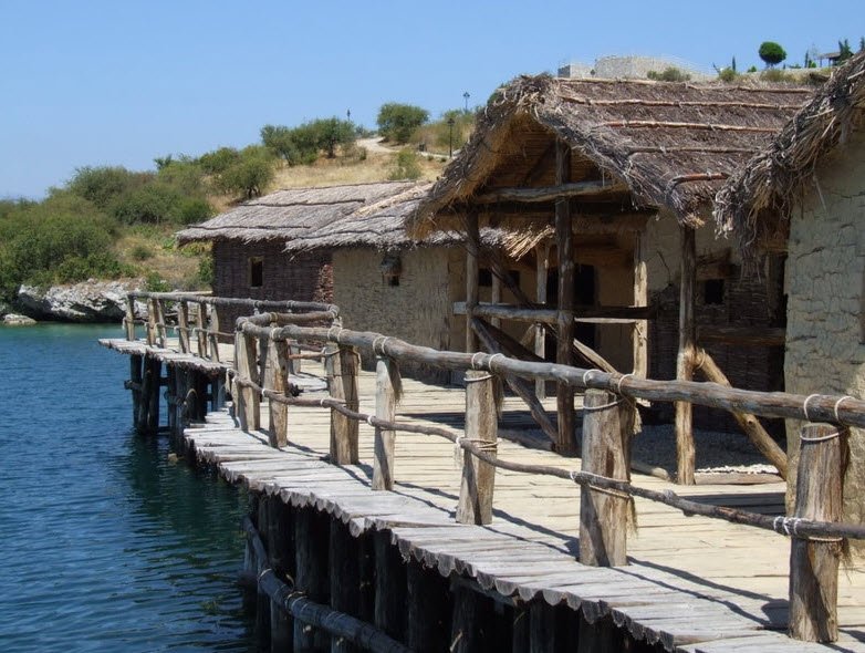 Bay of Bones Museum, Ohrid Lake, near Gradishte, North Macedonia